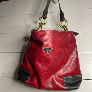 Red Designer Replica Super nice medium size shoulder bag